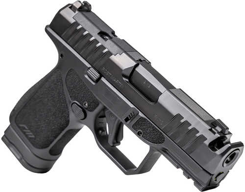 Rost Martin RM1S Sub-Compact 9mm Luger 15+1 3.60" Match Grade Barrel, Black Nitron Steel Integrated Compensator/Optic Ready/Serrated Slide, Black Polymer Frame w/Picatinny Rail, Interchangeable Backstrap Grip, RMR Footprint