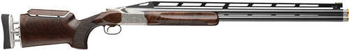 Browning Citori 825 Trap Max 12 Gauge Break Open 2.75" 2rd 32" Polished Blued Over/Under Vent Rib Barrel, Silver Nitride Stainless Steel Receiver, Adj Comb Grade V/VI Gloss Black Walnut Stock