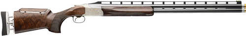 Browning Citori 825 Golden Clays Trap Full Size 12 Gauge Break Open 2.75" 2rd 30" Gloss Blued Over/Under Vent Rib Barrel, Silver Nitride Engraved Steel Receiver, Adjustable Grade V/VI Gloss Black Walnut Stock, 5 Invector-DS Extended Chokes