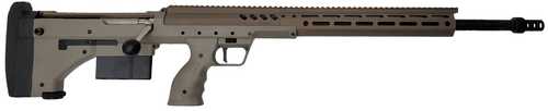 Desert Tech SRS M2 338 Lapua Mag 5+1 26" Black Threaded Barrel, Flat Dark Earth Anodized Aluminum Receiver w/Picatinny Rail, M-LOK & Area 419 ARCA Lock Rail Handguard, Flat Dark Earth Chassis Polymer Stock, FDE Grip