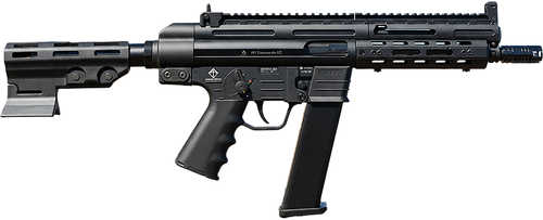 ATI GSG-9 9mm Luger 33+1 7.90" Black Threaded Barrel, Black Aluminum Receiver w/Picatinny Rail, M-LOK Handguard, Black Pistol Brace, Black Polymer Grip, Ambidextrous