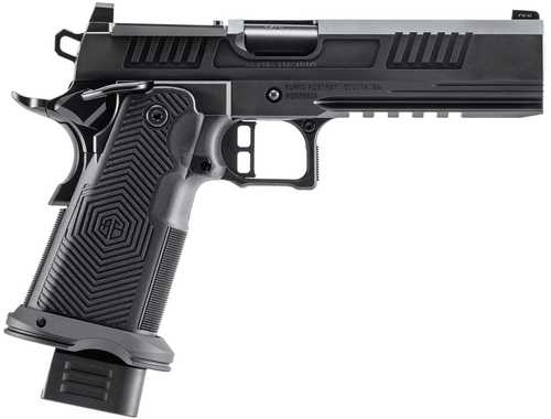 Alpha Foxtrot AF1911 Romulus 9mm Luger 20+1 17+1 5" Black DLC Stainless Steel Bull Barrel, Optic Ready/Serrated Slide & Frame w/Beavertail & Picatinny Rail, Aluminum Grip, RMSc/RMR Footprint
