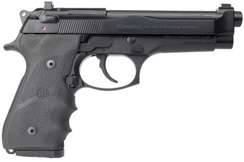 Beretta USA 92FS Brigadier 9mm Luger 10+1 4.90" Steel Barrel, Black Stainless Steel Serrated Slide, Black Aluminum Frame, Black Stippled Rubber Grip
