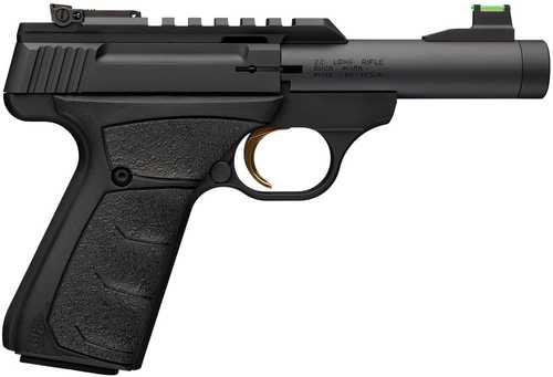 Browning Buck Mark Micro SR 22 LR 10+1 4" Matte Black Threaded Bull Barrel, Serrated w/Picatinny Rail Slide, Matte Black Aluminum Frame, Black Overmolded UFX Grip