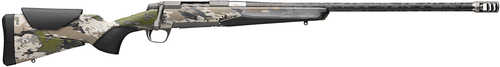 Browning X-Bolt 2 Speed SR Full Size 6.5 PRC 3+1 24" Black Heavy, Sporter Threaded Barrel, Tungsten Gray Cerakote Drilled & Tapped/X-Lock Mount Steel Receiver, Vari-Tech w/Adj Comb & LOP Ovix Camo Synthetic Stock