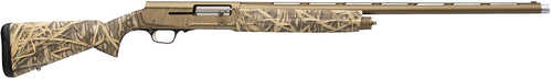 Browning A5 Wicked Wing 12 Gauge Semi-Auto 3.50" 4- 2.75" Shells 28" Burnt Bronze Cerakote Vent Rib Barrel, Burnt Bronze Cerakote Humpback Aluminum Receiver Adjustable Mossy Oak Original Shadow Grass Composite Stock, Invector-DS Extended