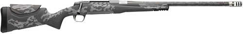 Browning X-Bolt 2 Mtn Pro SPR 7mm PRC 3+1 20" Carbon Fiber Wrapped Threaded Barrel, Carbon Gray Cerakote Drilled & Tapped Stainless Steel Receiver, Picatinny Rail Forend, Adj Comb w/Gray Graphics Carbon Fiber Stock