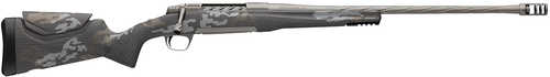 Browning X-Bolt 2 Mountain Pro SPR Full Size 7mm PRC 3+1 20" Tungsten Cerakote Spiral Fluted Threaded Barrel 7& Drilled & Tapped Stainless Steel Receiver, Picatinny Rail Forend, Adj Comb & LOP Bronze/Gray Graphics Carbon Fiber Stock