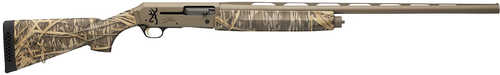 Browning Silver Field 12 Gauge Semi-Auto 3.50" 4- 2.75" Shells 28" Flat Dark Earth Cerakote Vent Rib Barrel, Flat Dark Earth Cerakote Semi-Humpback Aluminum Receiver, Fixed Mossy Oak Original Shadow Grass Textured Composite Stock