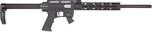 Derya Firearms TM22 Metal 22 LR 10+1 20" Black Threaded Barrel, Black Anodized Aluminum Receiver w/Picatinny Rail Receiver, Black Fixed Aluminum Stock, Black Polymer Grip
