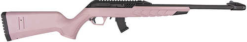 Derya Firearms TM22 Standard Full Size 22 LR 10+1 18" Black Target Barrel, Black Anodized Aluminum Receiver w/Picatinny Rail, Pink Adjustable Polymer Stock