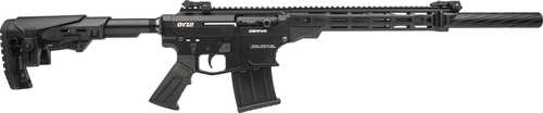 Derya Firearms Namlu DY12 12 Gauge Semi-Auto 3" 5+1 20" Black Melotine Threaded Barrel, Black Anodized Aluminum Receiver w/Picatinny Rail, Black Adjustable Polymer Stock & Pistol Grip