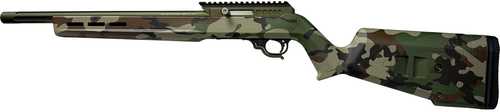 TacSol X-Ring VR Rifle .22 LR 10Rd Capacity 16.5" 1/2x28 Threaded Barrel Woodland Camo