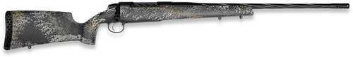 Weatherby 307 Alpine ST 25 Creedmoor 4+1 22" Graphite Black Cerakote Spiral Fluted Threaded Barrel, Steel Drilled & Tapped Receiver, Carbon Fiber w/Gray, Light Gray & Gold Sponge Accents Fixed Peak 44 Bastion Carbon Fiber Stock, RH