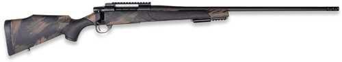 Weatherby Vanguard Black Hills 6.5 Creedmoor 4+1 16" + 2" Matte Blued Heavy Threaded Barrel & Steel Receiver w/Picatinny Rail, Arca Adapter/Picatinny Rail Forend, Black w/Green & Tan Accents Peak 44 Monte Carlo Polymer Stock