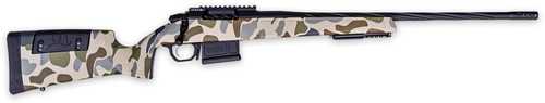 Weatherby 307 Hush 338 Weatherby RPM 5+1 20" Graphite Black Cerakote Threaded Barrel & Steel Receiver w/Picatinny Rail, Hush Tundra Camo Adj Cheek Piece & LOP Synthetic Stock, Ambidextrous