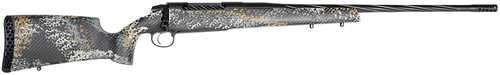 Weatherby 307 Alpine ST Full Size 6.5 PRC 3+1 24" Graphite Black Cerakote Spiral Fluted Threaded Barrel, Steel Drilled & Tapped Receiver, Carbon Fiber w/Gray, Light Gray & Gold Sponge Accents Fixed Peak 44 Bastion Carbon Fiber Stock, RH