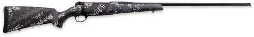 Weatherby Mark V Backcountry 2.0 Ti 25 Creedmoor 4+1 22" Graphite Black Cerakote Fluted Threaded Barrel, Titanium Drilled & Tapped Receiver, Carbon Fiber w/Gray & White Sponge Accents Fixed Peak 44 Blacktooth Stock, Right Hand