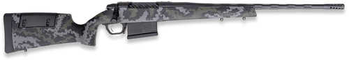 Weatherby 307 Range XP 2.0 25 Creedmoor 5+1 24" Graphite Black Cerakote Fluted Threaded Barrel & Drilled & Tapped Receiver, Black w/Gray & Green Sponge Accents Adj Cheek Piece & LOP Synthetic Stock, 2" Muzzle Brake