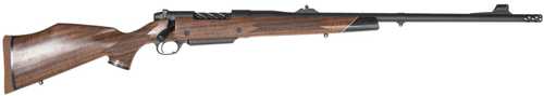 Weatherby Mark V Frontier Full Size 416 Weatherby Mag 3+1 24" + 2" Graphite Black Cerakote Threaded Barrel, Graphite Black Cerakote Steel Drilled & Tapped Receiver, Oiled Walnut Monte Carlo Stock