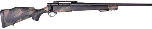 Weatherby Vanguard Black Hills Full Size 350 Legend 5+1 22" Matte Blued Heavy Threaded Barrel & Receiver w/Picatinny Rail, Arca Adapter/Picatinny Rail Forend, Black w/Green & Tan Accents Peak 44 Monte Carlo Polymer Stock