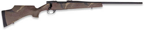 Weatherby Vanguard CTG 243 Win 5+1 20" Graphite Black Cerakote Threaded Barrel, Graphite Black Cerakote Steel Receiver Drilled & Tapped, Hand Painted Black, Rust & Stone Quarry Fixed Monte Carlo Polymer Stock