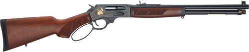 Henry Side Gate Wildlife Full Size 45-70 Gov 4+1 18.43" Blued Steel Barrel, Blued Steel Receiver, Fancy American Walnut Stock Right Hand