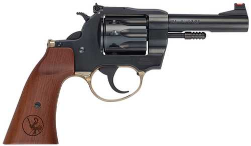 Henry Golden Boy 22 S/L/LR 10 Shot 4" Blued Round Barrel, Blued Cylinder, Blued Polished Steel Frame, American Walnut Gunfighter Grip, Exposed Hammer