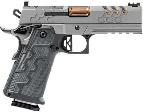 Kimber 2K11 Pro 9mm Luger 19+1 4.25" Coyote PVD Fluted Barrel, Matte KimPro Graphite Stainless Steel Lightening Cut/Optic Ready/Serrated Slide & Frame w/Beavertail & Picatinny Rail, MJD Composite Grip, RMR Footprint