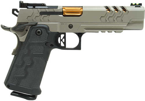 Kimber 2K11 Target 9mm Luger 10+1 5" Coyote PVD Bull Barrel, Matte Kim Pro Graphite Lightening Cut/Optic Ready/Serrated Stainless Steel Slide & Stainless Steel Frame w/Beavertail & Picatinny Rail, MJD Black Grip Module
