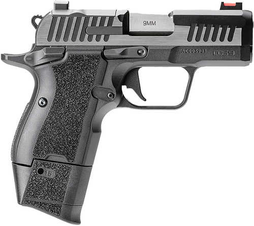 Kimber CDS9 Classic 9mm Luger 15+1 3.18" Match Grade Barrel, Kimpro II Silver Stainless Steel Optic Ready/Serrated Slide, Kimpro II Black Aluminum Frame w/Beavertail, Black Nylon Grip, RMSc Footprint, Ambidextrous