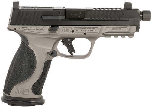 Ed Brown Fueled M&P Tactical 9mm Luger 19+1 4.75" Black Nitride Match Grade Threaded Barrel, Black Nitride Optic Cut/Serrated Stainless Steel Slide