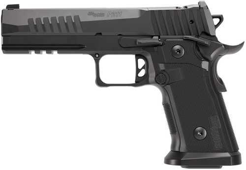 Sig Sauer P211 GT5 Full Size 9mm Luger 10+1 5" Black Barrel, Black Nitron Stainless Steel Optic Ready/Serrated Slide & Frame w/Beavertail & Picatinny Rail, G10 Grip Panels, SIGLOC-PRO Footprint, Ambidextrous