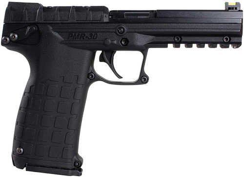 Kel-Tec PMR30 22 WMR 30+1 4.30" All Black Fluted Steel Barrel & Serrated Slide, Polymer Frame w/Picatinny Rail, Black Textured Polymer Grip