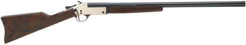 Henry Single Shot 20 Gauge with 26" Blued Barrel, 3" Chamber, 1rd Capacity, Polished Brass Metal Finish & American Walnut Stock Right Hand (Full Size)