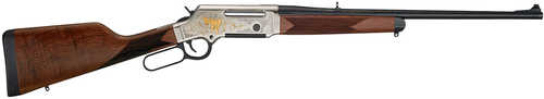 Henry Long Ranger Wildlife Full Size 223 Rem/5.56x45mm NATO 5+1 20" Blued Steel Barrel, Engraved Nickel-Plated w/24K Gold Inlay Steel Receiver, American Walnut Stock Right Hand