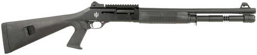 MAC 1014 12 Gauge 3" 5+1 18.50", Black, Synthetic Furniture, Fixed Pistol Grip Stock, Ghost Ring Sight, Optics Mount, 3 Chokes