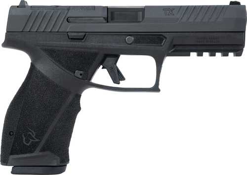Taurus TX 9 Full Size 9mm Luger 17+1 4.50" Black Barrel, Black Nitride Alloy Steel Optic Ready/Serrated Slide, Black Stainless Steel Frame w/Picatinny Rail, Interchangeable Backstrap Grip