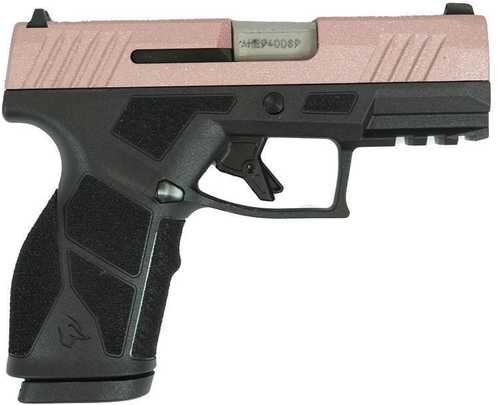 Taurus GX2 "Rose Gold Glitter" Handgun 9mm Luger 13Rd Magazines (2) 3.38" Barrel Black Frame/Custom Slide
