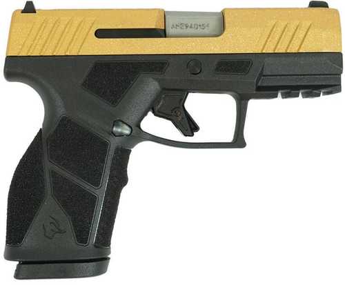 Taurus GX2 "Gold Glitter" Handgun 9mm Luger 13Rd Magazines (2) 3.38" Barrel Black Frame/Custom Slide