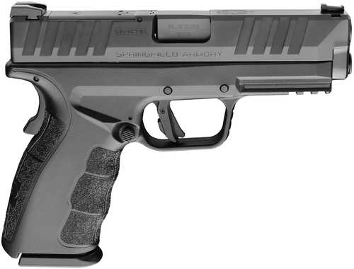 Springfield Armory XD MOD4 9mm Luger 16+1 4" Black Melonite Steel Barrel & Optic Ready/Serrated Slide, Black Polymer Frame w/Picatinny Rail, Textured Grip