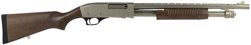 Tokarev TX3 Heavy Duty Pump Action Shotgun 12 Gauge 3" Chamber 18.5" Barrel 4 Round Capacity Front Bead Sight Turkish Walnut Stock Nickel Finish