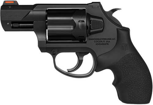 Diamondback SDR Small 357 Mag/38 Special +P 6 Shot 2" Black Nitride Stainless Steel Barrel, Cylinder & Frame, Black Hogue Rubber Grip, Exposed Hammer