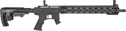 Derya Firearms TM22 Flash 22 LR 10+1 18" Black Anodized Threaded Barrel, Black Anodized Aluminum Receiver w/Picatinny Rail, M-LOK Handguard & Forend, Black Fixed Polymer Stock, Black Polymer Grip