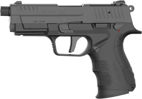 Retay USA RXP 22 LR 10+1 4" Threaded Barrel, Gray Cerakote Optic Ready/Serrated Slide, Black Cerakote Polymer Frame w/Accessory Rail, RMSc/RMR Footprint