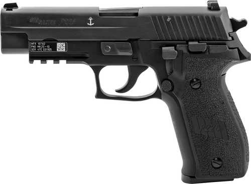 Sig Sauer P226 9mm Luger 4.4" Barrel 10 Round Anchor Engraving Black Semi Automatic Pistol MK2510