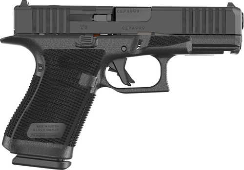 Glock G19 Gen6 9mm Luger 10+1 4.02" Black GMB Barrel & Optic Ready/Serrated Slide, Black Polymer Frame w/Accessory Rail, Interchangeable Backstrap Grip, Ambidextrous