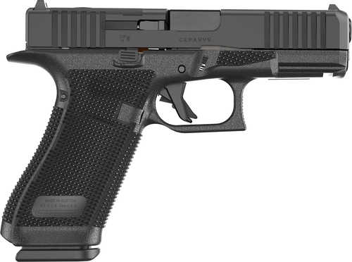 Glock G45 Gen6 Crossover Frame 9mm Luger 17+1 4.02" Black GMB Barrel, Black nDLC Steel Optic Ready/Serrated Slide, Black Polymer Frame w/Accessory Rail, Interchangeable Backstrap Grip