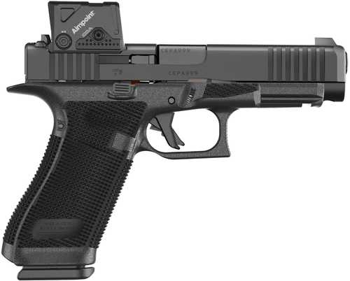 Glock G17 Gen6 w/Aimpoint Full Size 9mm Luger 17+1 4.49" Black GMB Barrel, Black nDLC Steel Serrated w/Optic Slide, Black Polymer Frame w/Accessory Rail, Interchangeable Backstrap Grip, Aimpoint COA 3.5 MOA Red Dot, Ambidextrous