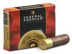 12 Gauge 5 Rounds Ammunition Federal Cartridge 2 3/4" 9 Pellets Lead #00 Buck
